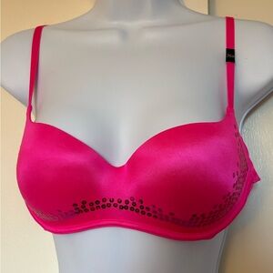 Women's Pink Adjustable Strappy Bra 36B